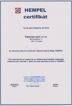 certifikat hempel